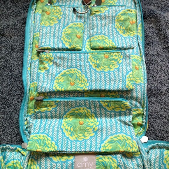 Amy Butler For Kalencom Sweet Traveler Ultimate Toiletry Bag Organic Cotton - Picture 9 of 15